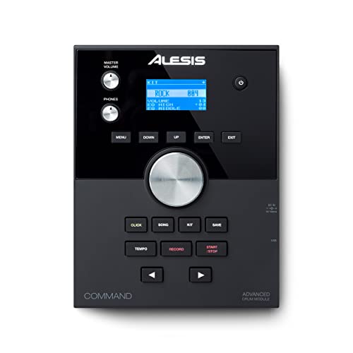 Alesis Command Mesh SE Electronic Drum Kit with Dual-Zone Mesh Pads, USB MIDI & 671 Sounds