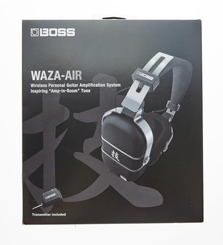 BOSS Waza-Air Wireless Personal Guitar Amplification System – 3D Amp Simulation with Bluetooth & Rechargeable Battery