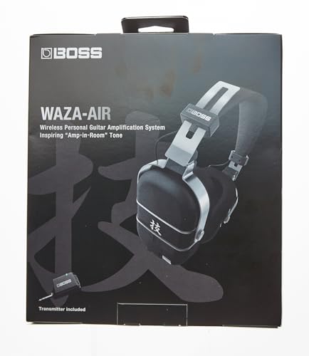 BOSS Waza-Air Wireless Personal Guitar Amplification System – 3D Amp Simulation with Bluetooth & Rechargeable Battery