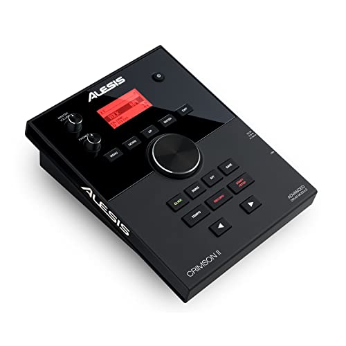 Alesis Crimson II SE Electronic Drum Kit with Mesh Pads, Triple-Zone Ride & MIDI – Black