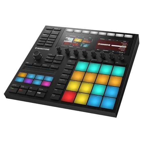 Native Instruments Maschine Mk3 Production and Performance System – Sampler, Arranger, Mixer & FX – Black