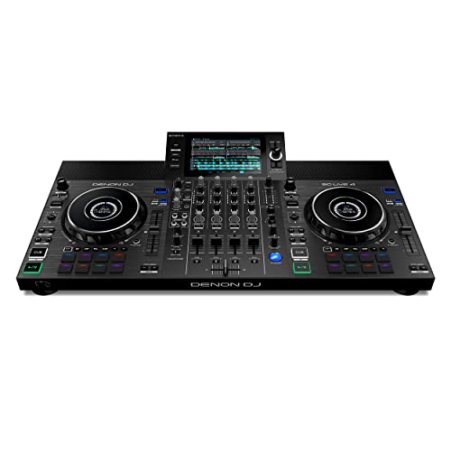 Denon DJ SC LIVE 4 Standalone DJ Controller with Wi-Fi Streaming + 2x Alto TS410 2000W 10" Active PA Speakers