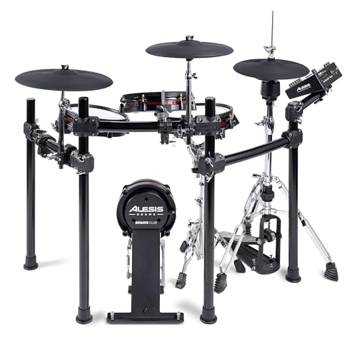 Alesis Strata Club Electric Drum Kit with 144K Samples, Mesh Pads, Triple-Zone Cymbals & Touchscreen