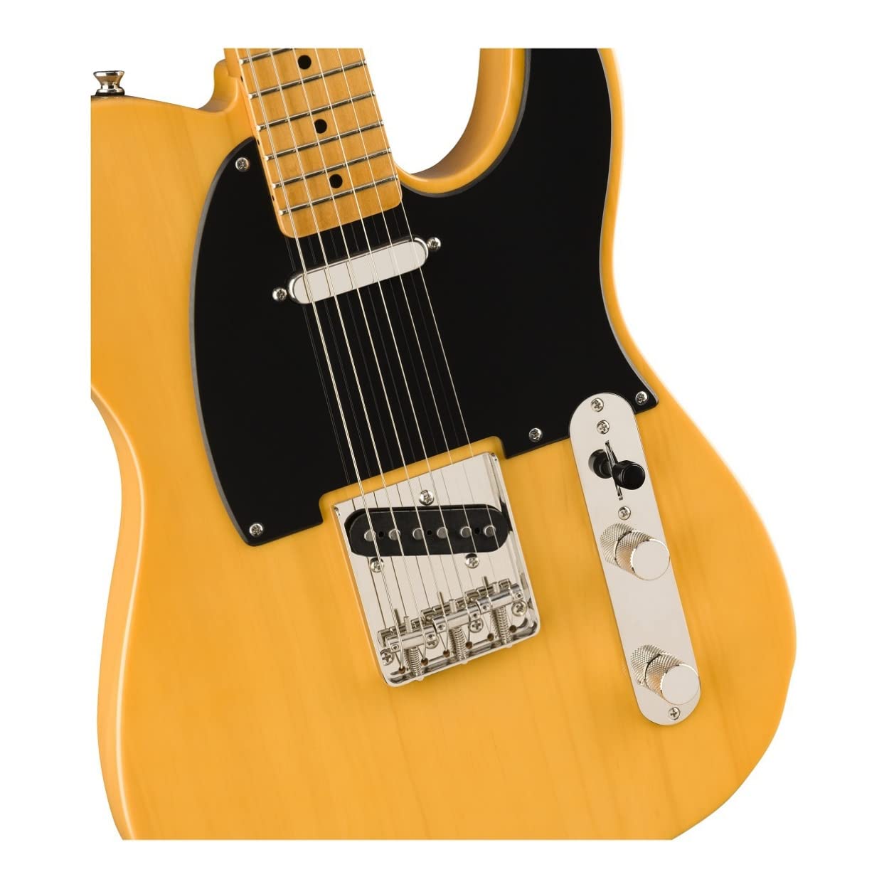 Squier by Fender Classic Vibe '50s Telecaster Electric Guitar – Butterscotch Blonde – Maple Fingerboard