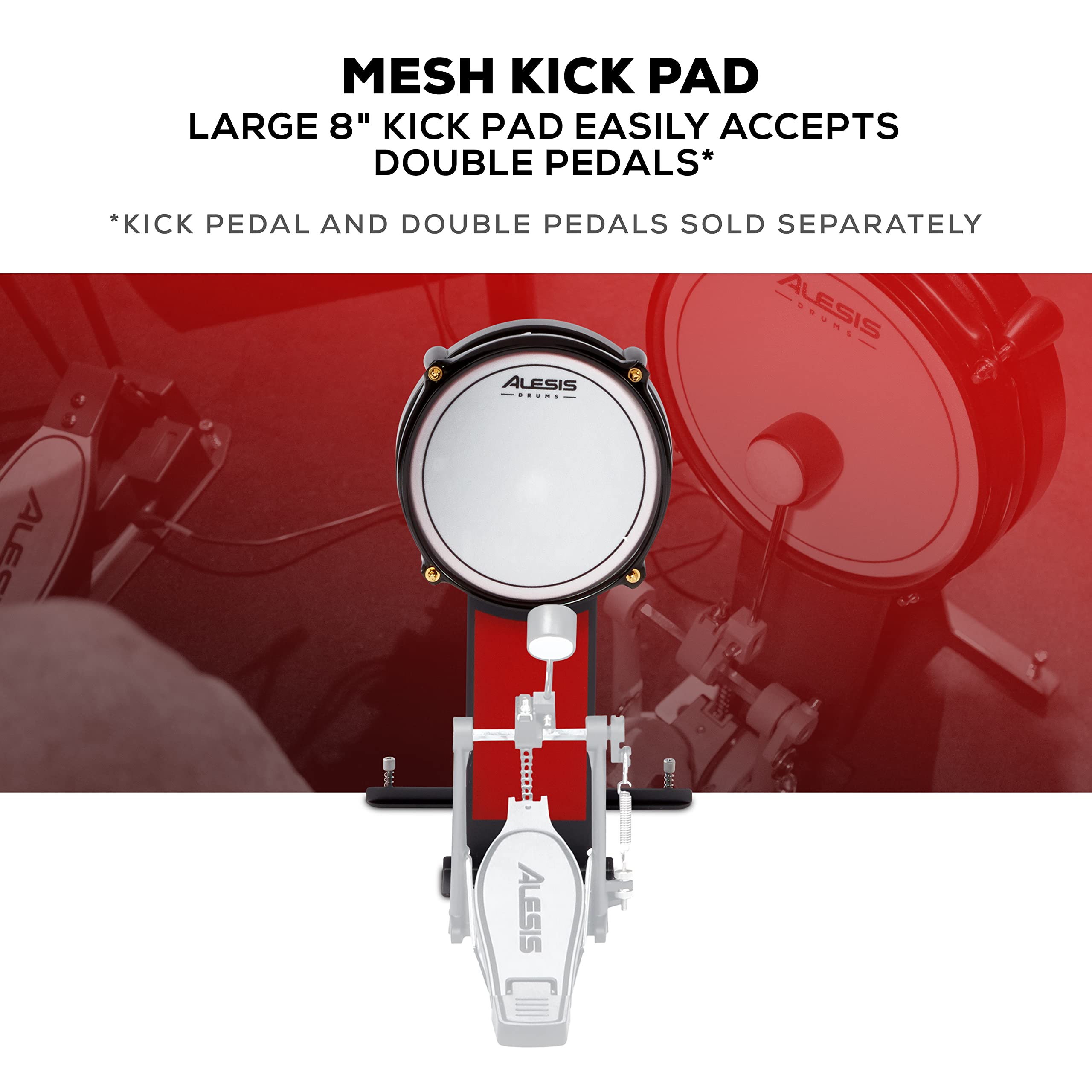 Alesis Crimson II SE Electronic Drum Kit with Mesh Pads, Triple-Zone Ride & MIDI – Black