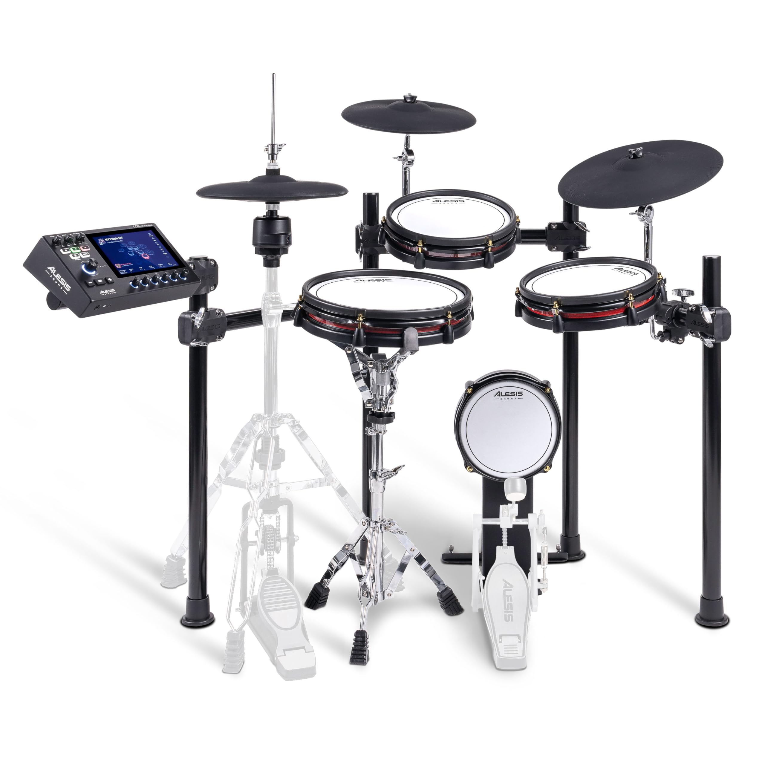 Alesis Strata Club Electric Drum Kit with 144K Samples, Mesh Pads, Triple-Zone Cymbals & Touchscreen
