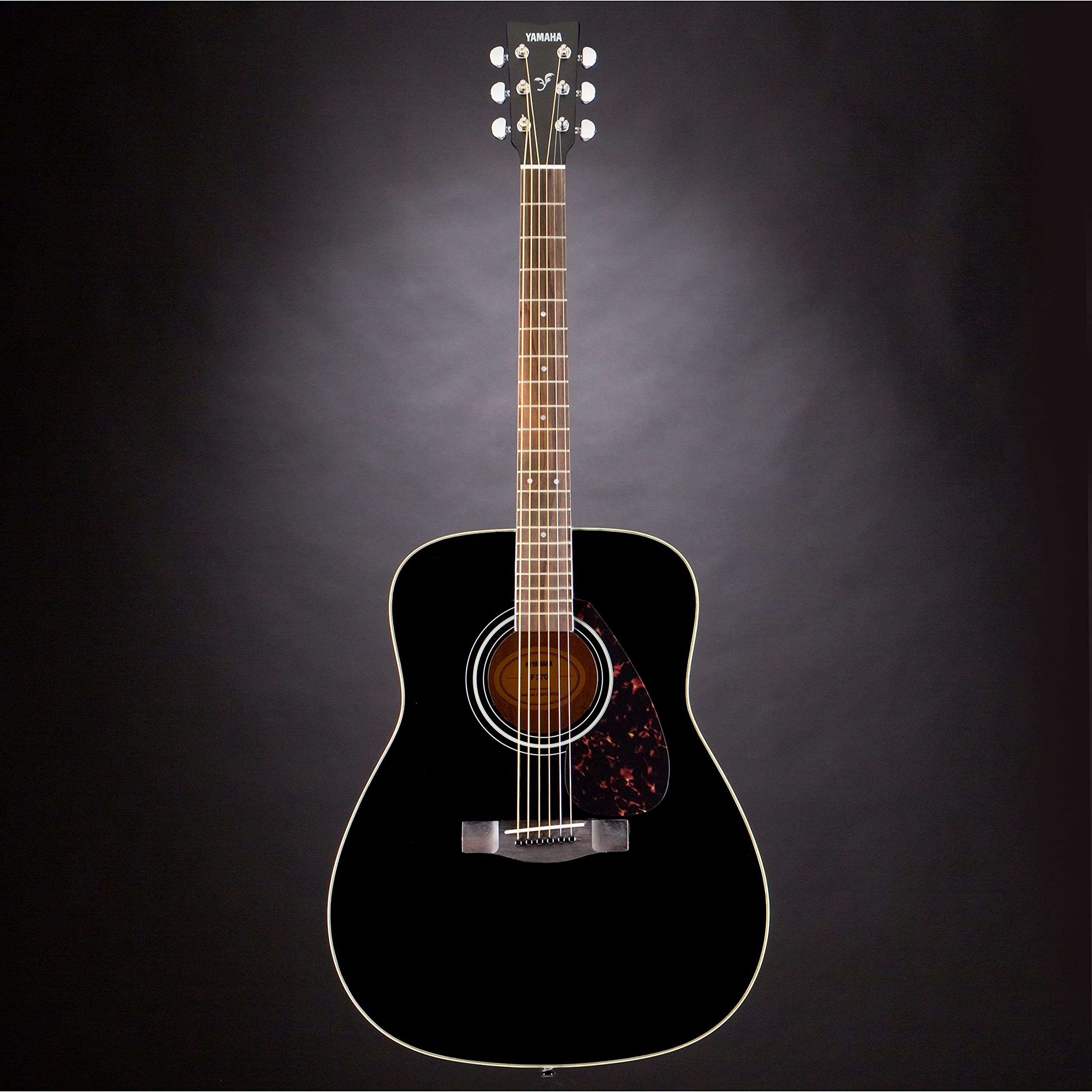 Yamaha F370 Full Size Steel String Acoustic Guitar – Classic Black – Spruce Top & Rosewood Fingerboard