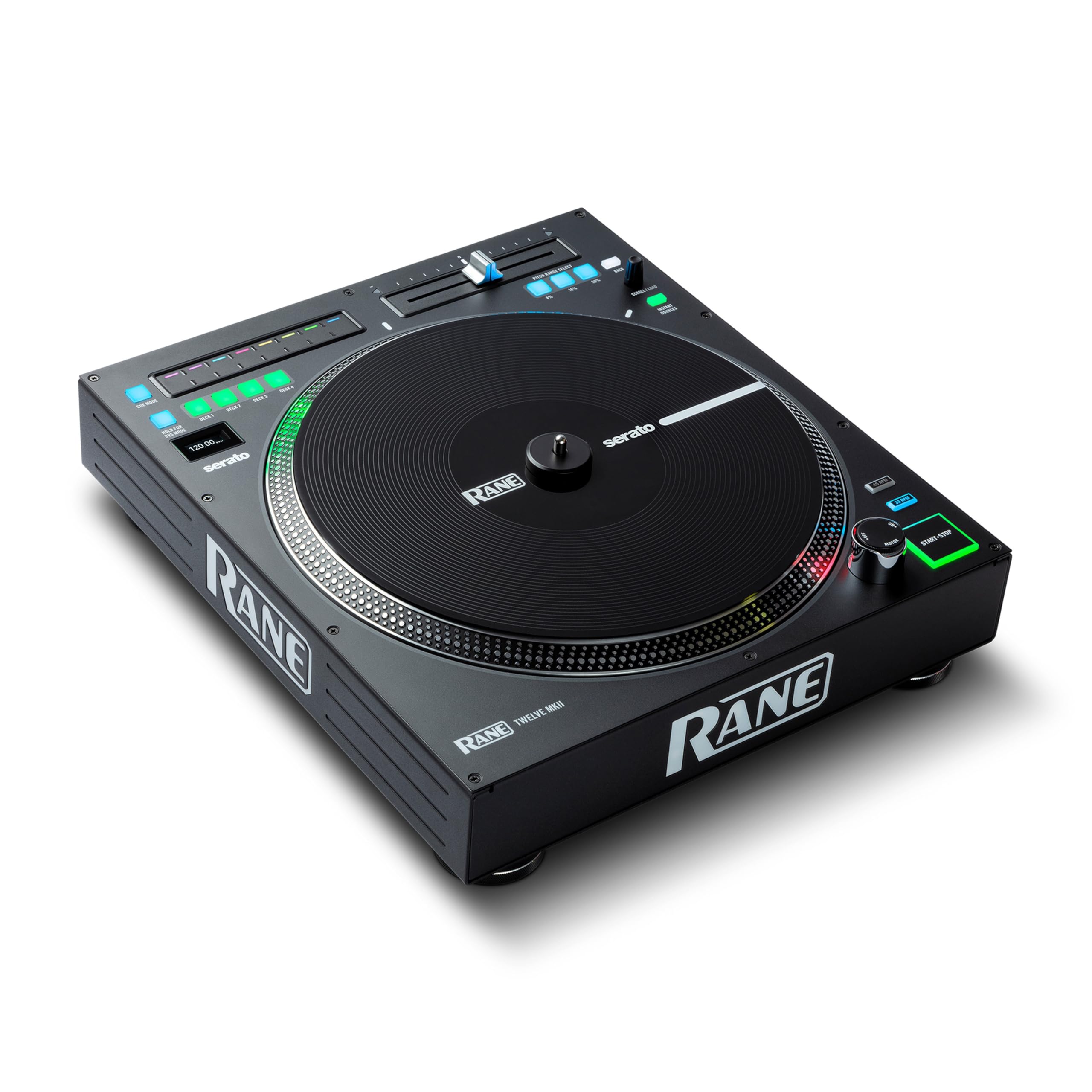 Rane TWELVE MKII 12-Inch Motorized DJ MIDI Controller Turntable with USB MIDI & DVS for Serato, Traktor, Virtual DJ