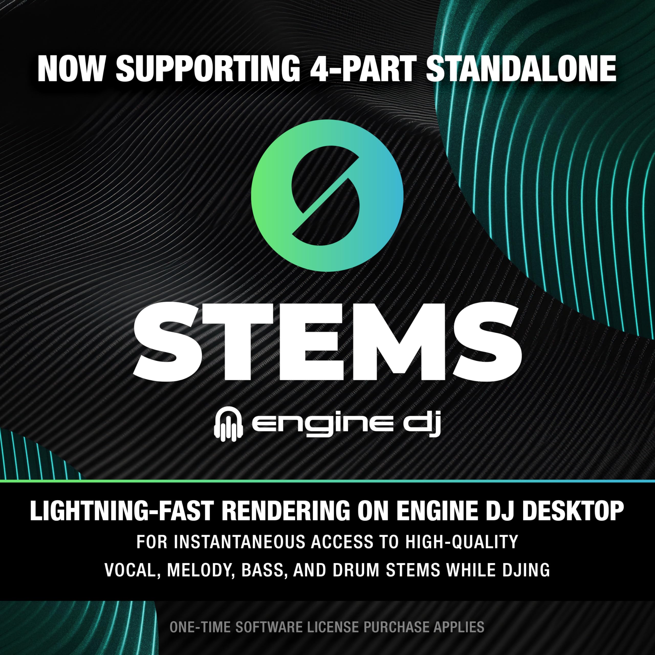 Denon DJ SC LIVE 4 WHITE – Standalone 4-Deck DJ Controller with Stems, Wi-Fi Streaming & Built-in Speakers