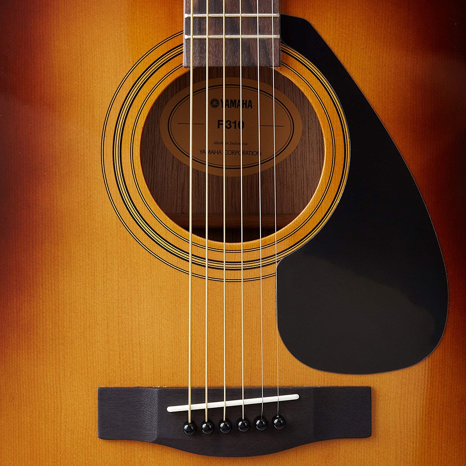 Yamaha F310 Full-Size Steel String Acoustic Guitar – Tobacco Brown Sunburst – Spruce Top & Rosewood Fingerboard