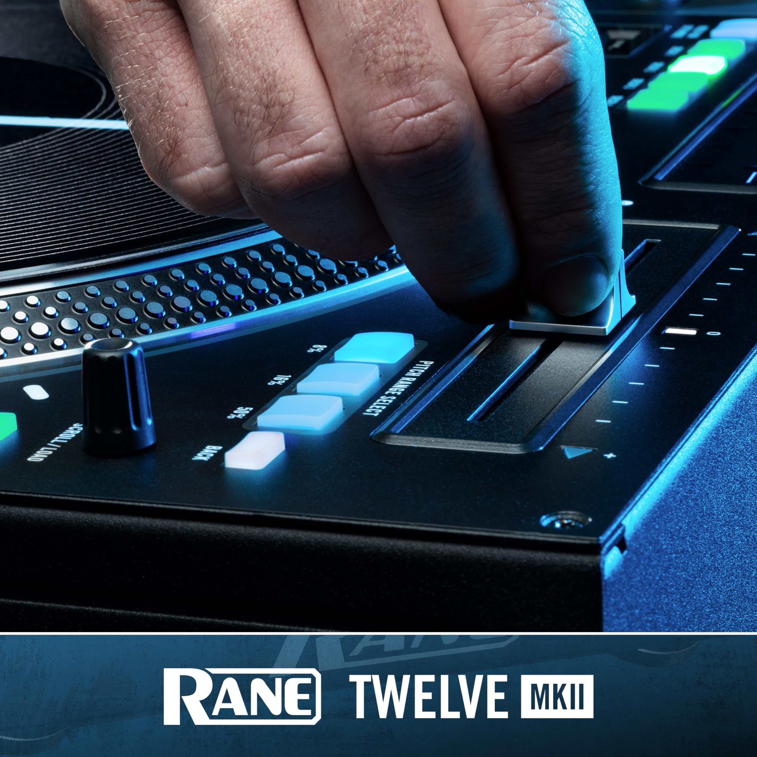 Rane TWELVE MKII 12-Inch Motorized DJ MIDI Controller Turntable with USB MIDI & DVS for Serato, Traktor, Virtual DJ