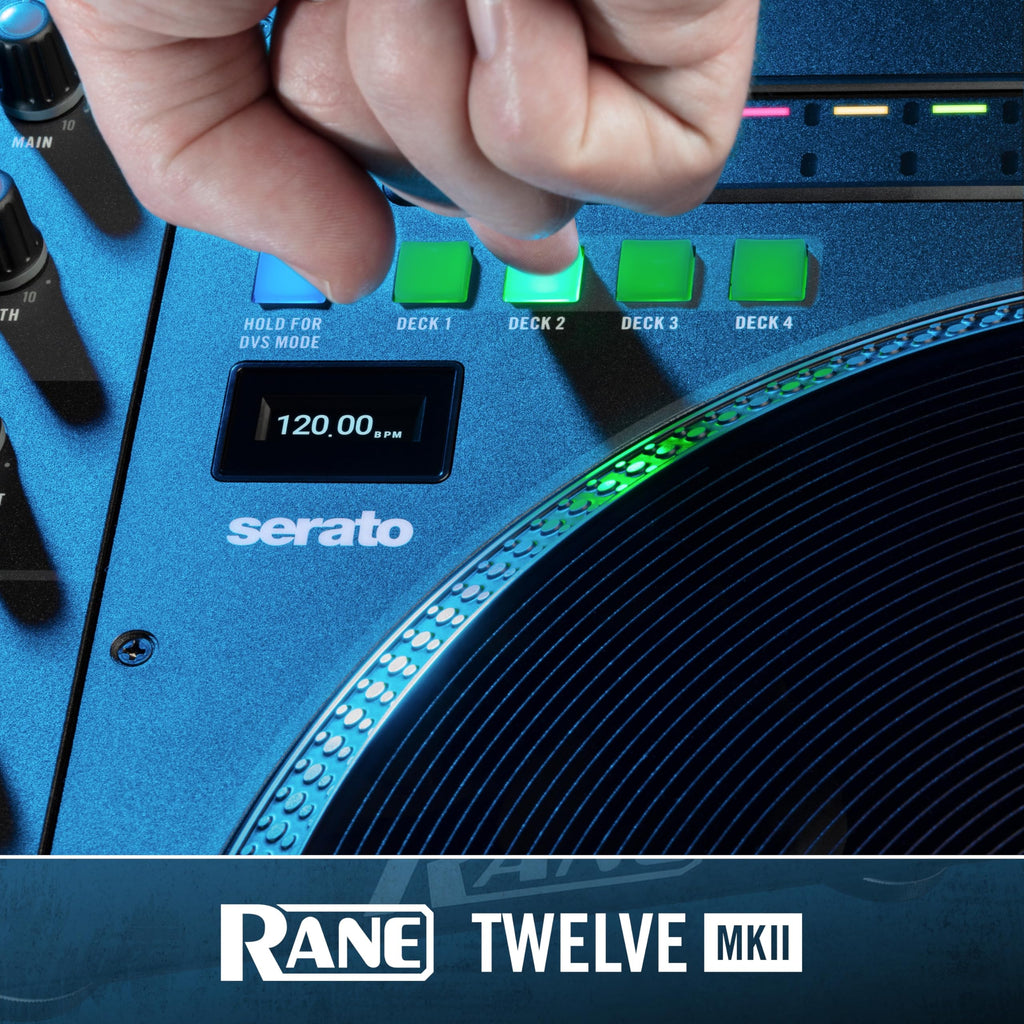 Rane TWELVE MKII 12-Inch Motorized DJ MIDI Controller Turntable with USB MIDI & DVS for Serato, Traktor, Virtual DJ