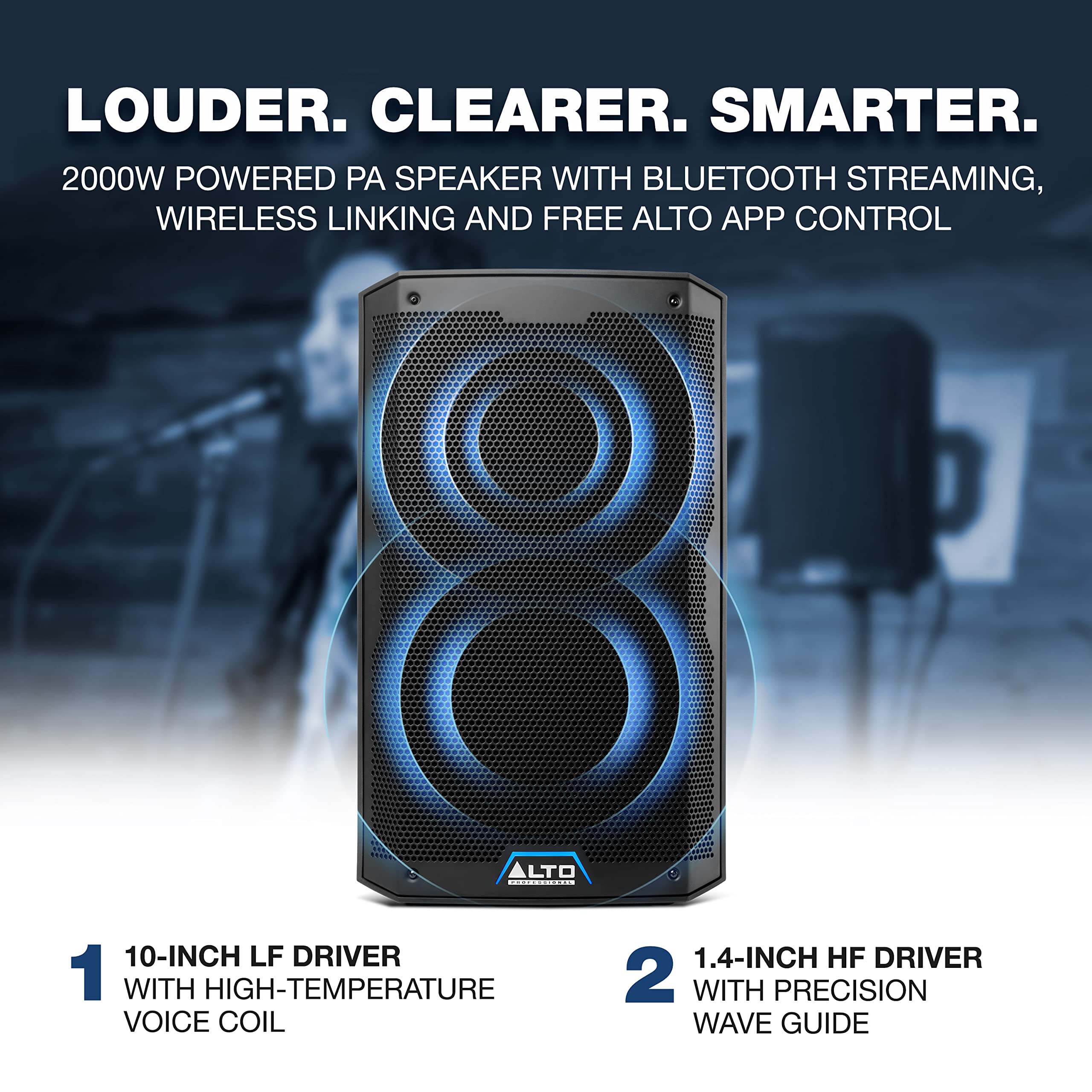 Denon DJ SC LIVE 4 Standalone DJ Controller with Wi-Fi Streaming + 2x Alto TS410 2000W 10" Active PA Speakers
